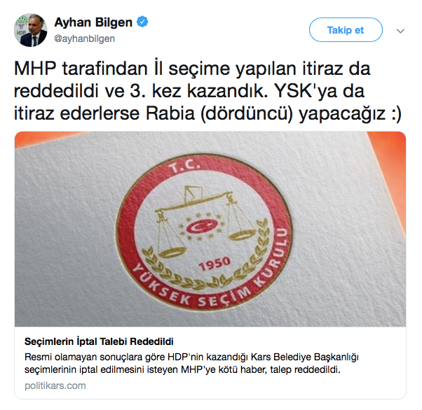 Kars'ta MHP'ye üçüncü kez ret! - Resim : 1