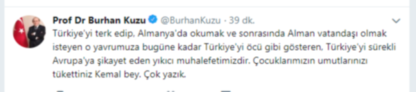 Burhan Kuzu Alman vatandaşı olmak isteyen çocuk için muhalefeti suçladı - Resim : 1