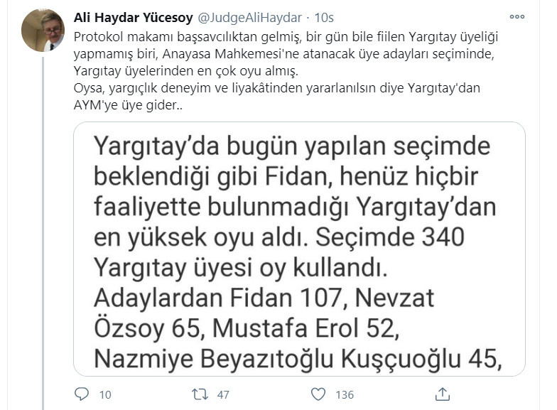 Başsavlıktan, AYM'ye tarihi 'uzun atlamaya' Hakim Yücesoy'dan tepki - Resim : 1