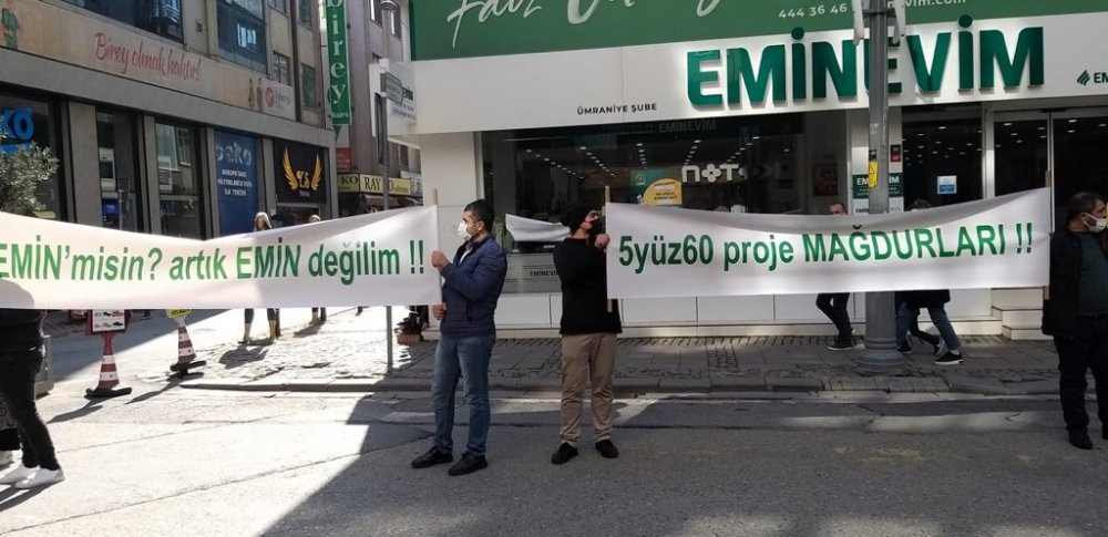 Eminevim mağdurları eylem yaptı - Resim : 1