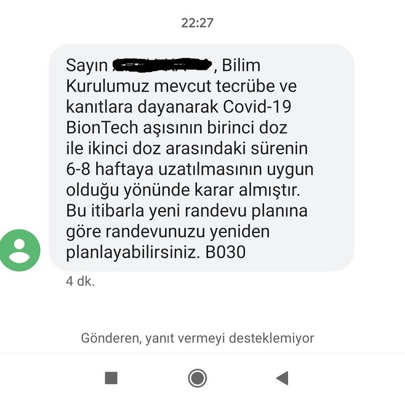 Sağlık Bakanlığı'ndan Biontech aşısıyla ilgili yeni açıklama - Resim : 1