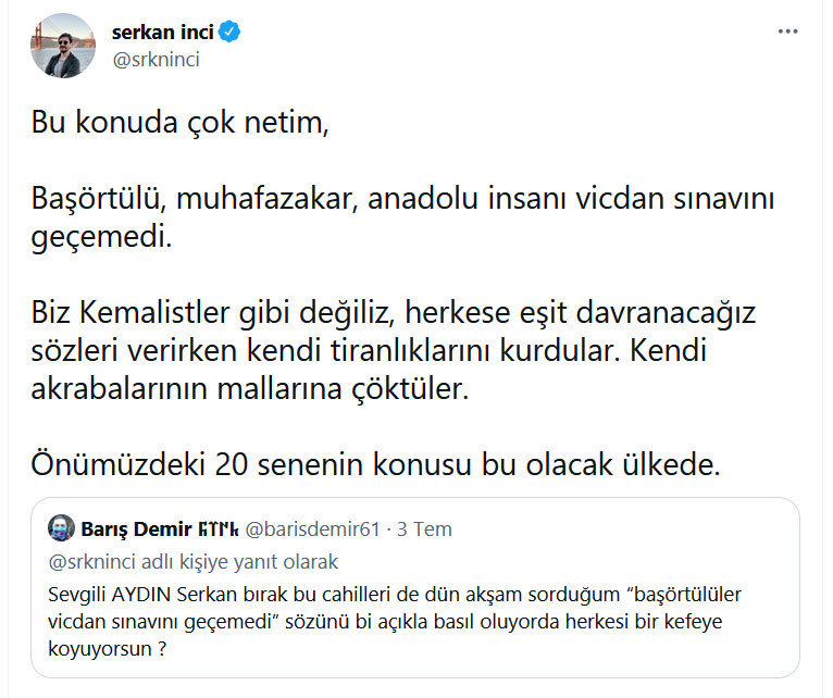 AKP’ye yakın İnci Sözlük'ün kurucusundan ortalığı karıştıracak 'FETÖ' mesajları - Resim : 1