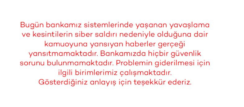 Akbank'tan siber saldırı iddialarına yanıt - Resim : 1