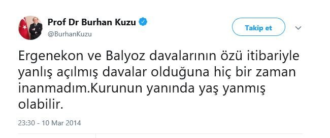 AKP'li Kuzu'dan tepki ge&ccedil;en Ergenekon paylaşımı - Resim : 4