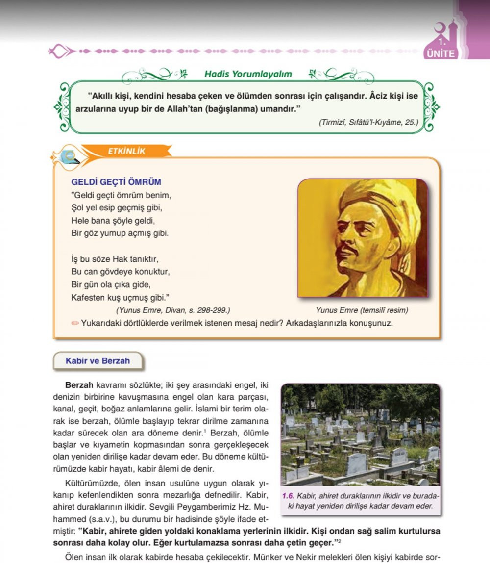 Kefenli, kabirli, tabutlu, cehennemli eğitim d&ouml;nemi - Resim : 2