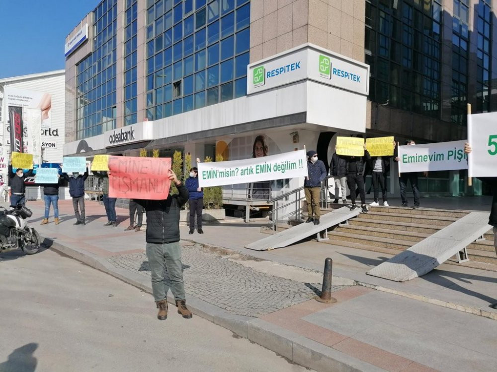 Eminevim mağdurları eylem yaptı - Resim : 2