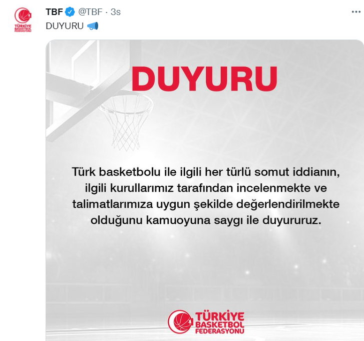 Türk basketbolunu sarsan bahis şikesi iddiası: Federasyondan açıklama - Resim : 2