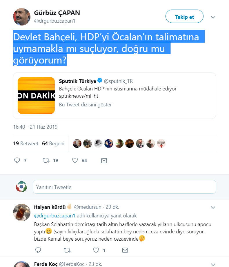 Bahçeli'den Öcalan'a destek! - Resim : 2