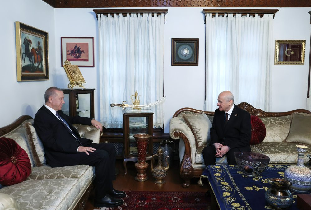 Erdoğan ile Bahçeli'den 50 dakikalık görüşme - Resim : 2