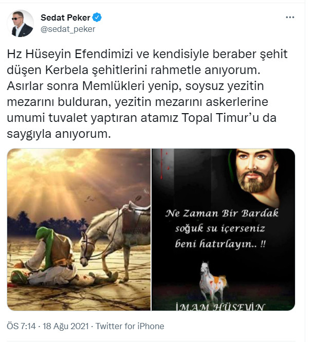 Sedat Peker'den 'Yezit' mesajı - Resim : 3