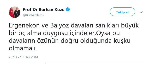 AKP'li Kuzu'dan tepki ge&ccedil;en Ergenekon paylaşımı - Resim : 5