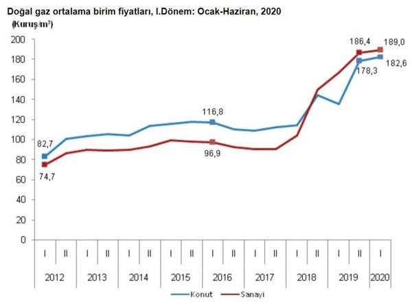 Elektrik ve doğal gaz fiyat istatistikleri açıklandı - Resim : 2