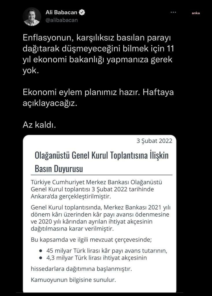 Ali Babacan'dan flaş açıklama: Ekonomi eylem planımız hazır - Resim : 1