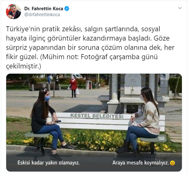 Fahrettin Koca bu fikri beğendi: T&uuml;rkiye'nin pratik zek&acirc;sı... - Resim : 1