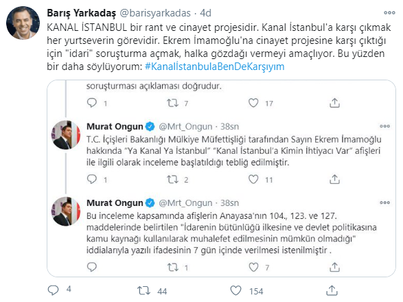 Sosyal medyada kampanya: 'Kanal İstanbul'a ben de karşıyım' - Resim : 1