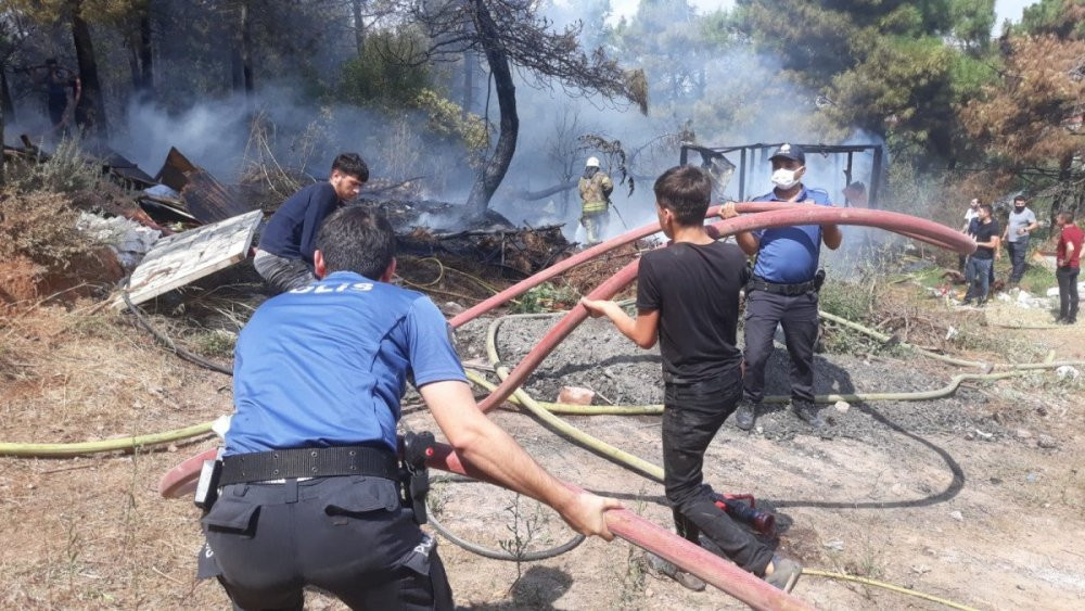 İstanbul'da orman yangını - Resim : 2