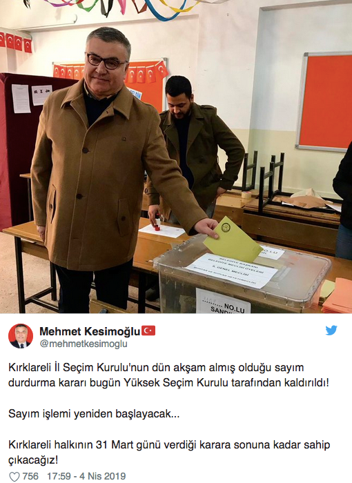 YSK'dan son dakika kararı: Oy sayımı o ilde yeniden başlıyor - Resim : 1