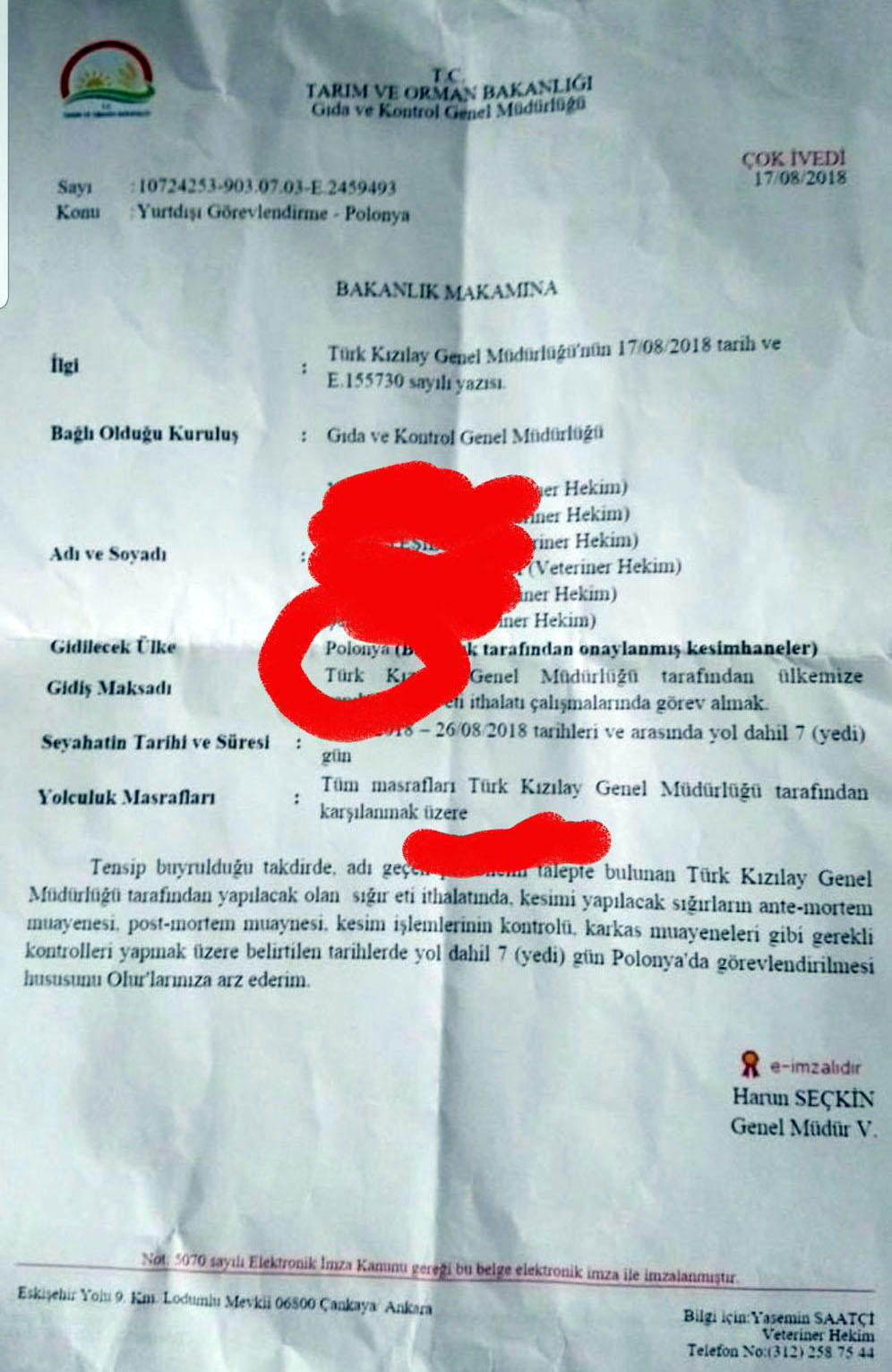 Kızılay'da bir skandal daha: Kurbanlıklar Polonya'da kesilmiş - Resim : 1