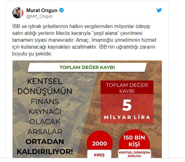 İBB Sözcüsü Murat Ongun açıkladı - Resim : 1