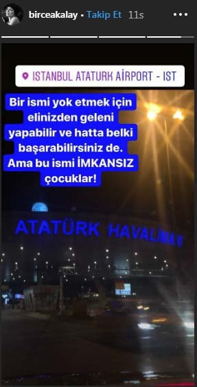 Birce Akalay’dan çok çarpıcı mesaj: "Atatürk ismini yok etmeniz imkansız!" - Resim : 1