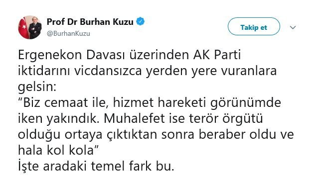 AKP'li Kuzu'dan tepki ge&ccedil;en Ergenekon paylaşımı - Resim : 2