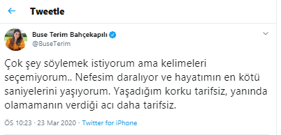 Buse Terim: Hayatımın en kötü saniyelerini yaşıyorum - Resim : 1