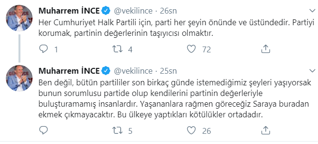 Muharrem İnce'den yeni açıklama - Resim : 1