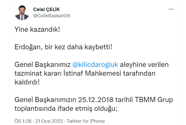 Erdoğan yine kaybetti, Kılıçdaroğlu yine kazandı - Resim : 1