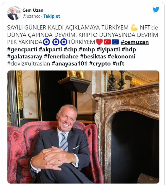 Cem Uzan 'sayılı günler kaldı Türkiyem' diyerek açıkladı - Resim : 1