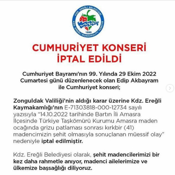 Valilik; Edip Akbayram'ın Cumhuriyet Konseri'ni yasakladı - Resim : 1