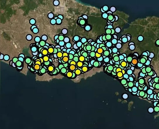 Düzce'deki 5.9'luk depremi İstanbul'da en çok hangi bölgeler hissetti? - Resim : 1