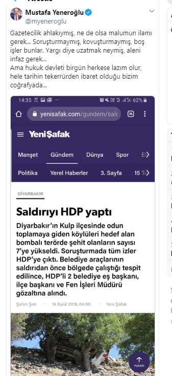 AKP'li vekilden yandaş gazeteye: Yargısız infaz yapıyorlar - Resim : 1