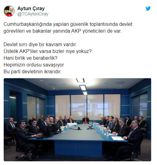 AKP'li yöneticilere verilen harekat bilgisi Meclise verilmedi - Resim : 1