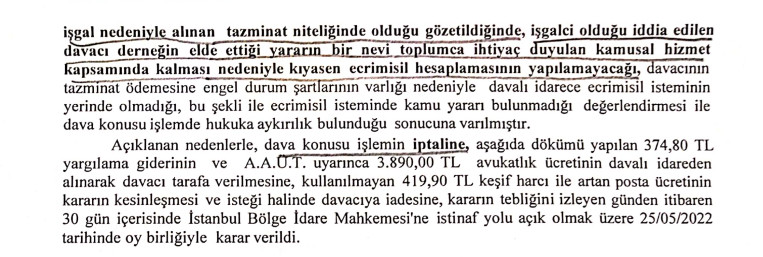İstanbul Valiliği kaybetti, Pir Sultan Abdal Kültür Derneği kazandı - Resim : 2