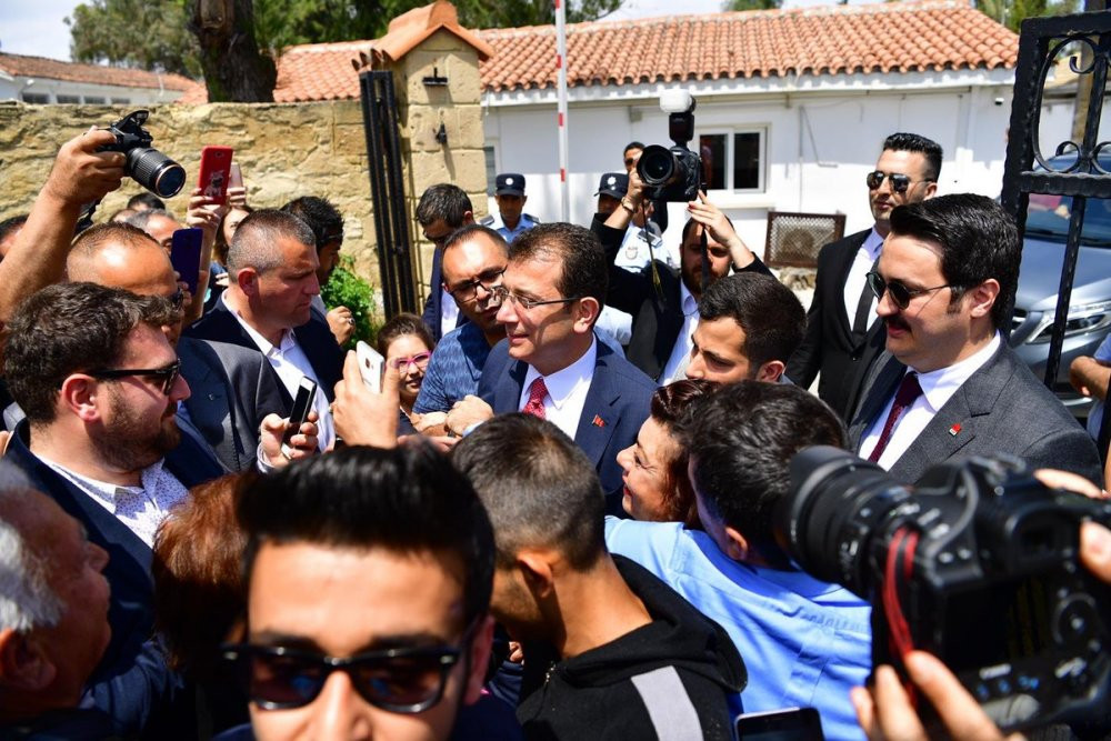 Kıbrıs'ta Ekrem İmamoğlu Rüzgarı... İmamoğlu, KKTC Cumhurbaşkanı Mustafa Akıncı ile görüştü - Resim : 3