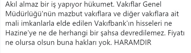 Vakıflar Bankası'nın hisseleri neden Hazine ve Maliye Bakanlığı'na devredildi? - Resim : 4