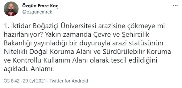 'İktidar Boğaziçi Üniversitesi arazisine çökmeye mi hazırlanıyor?' - Resim : 4