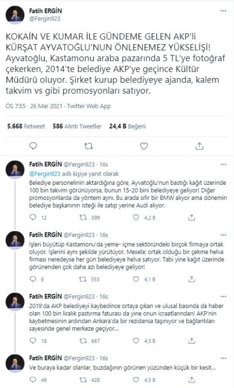 Lüks araçta kokain çeken AKP'li ismin yeni bomba görüntüleri ortaya çıktı - Resim : 5