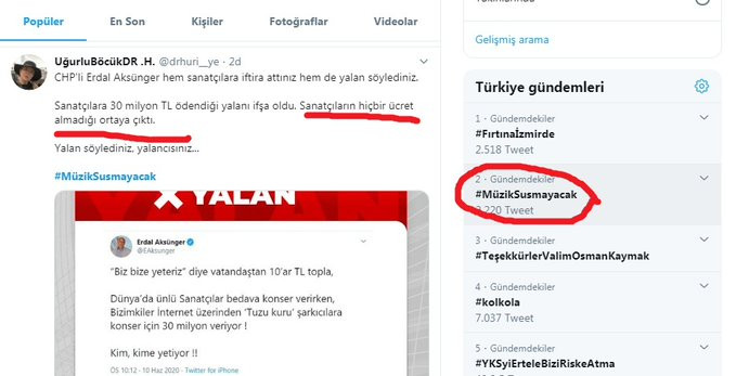 Halktan IBAN vererek bağış toplayan hükümet izlenmeyen konserlere milyonlar harcadı - Resim : 6