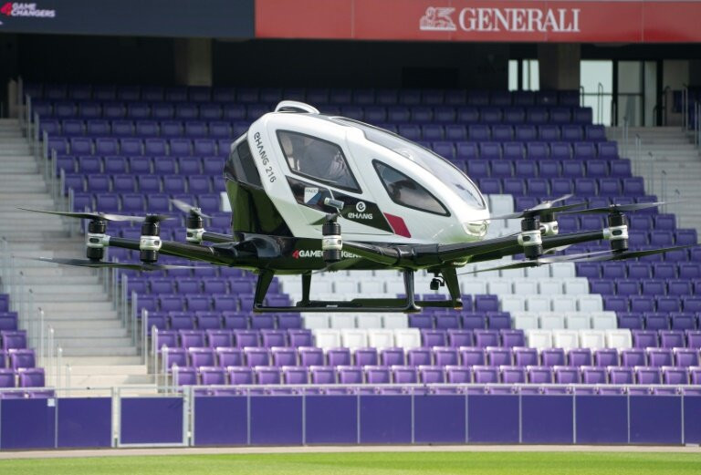 Çin malı 'Drone Taksi' ilk uçuş için Viyana'da - Resim : 2