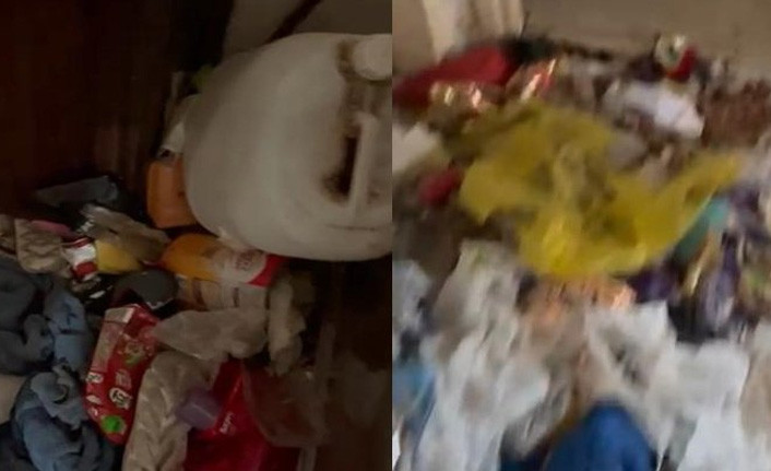 3 çocuk çöp evde çıplak bulundu - Resim : 1