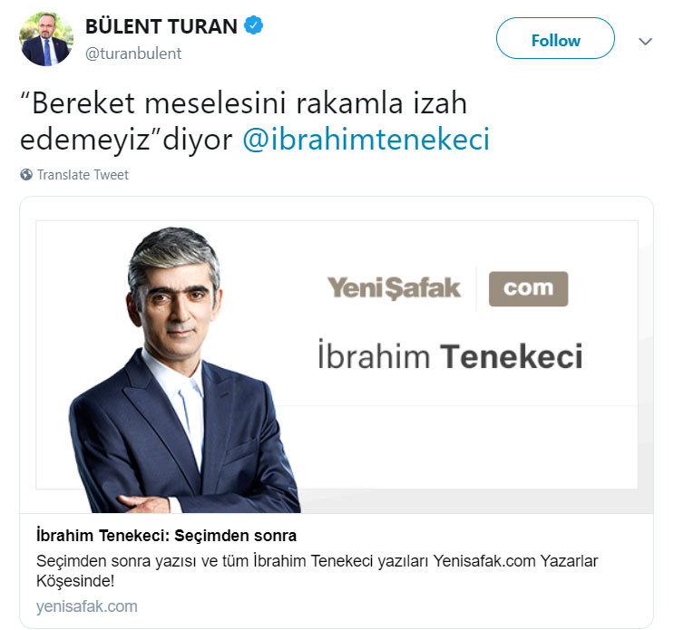 AKP'li isimden kritik mesaj! - Resim : 1