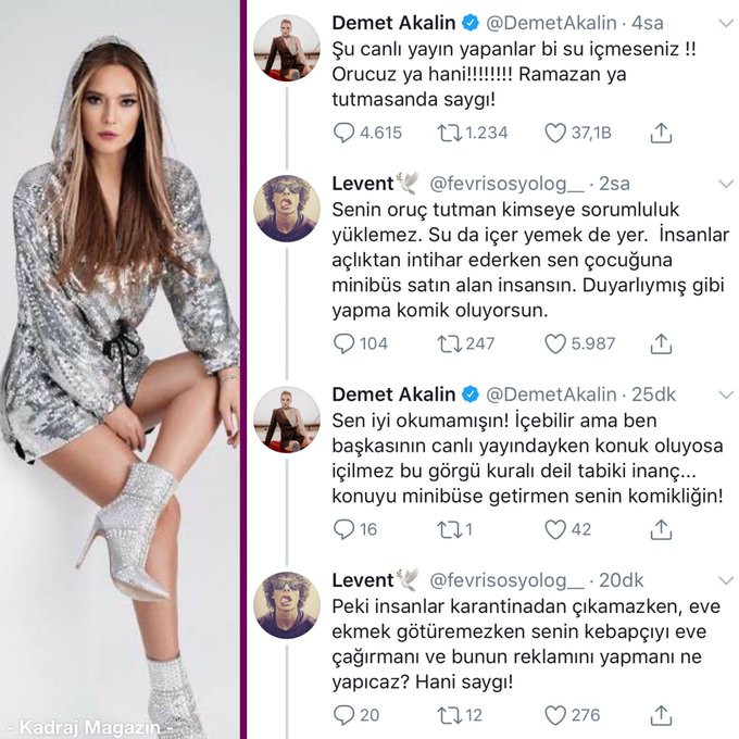 Demet Akalın'a sert oruç cevabı - Resim : 1