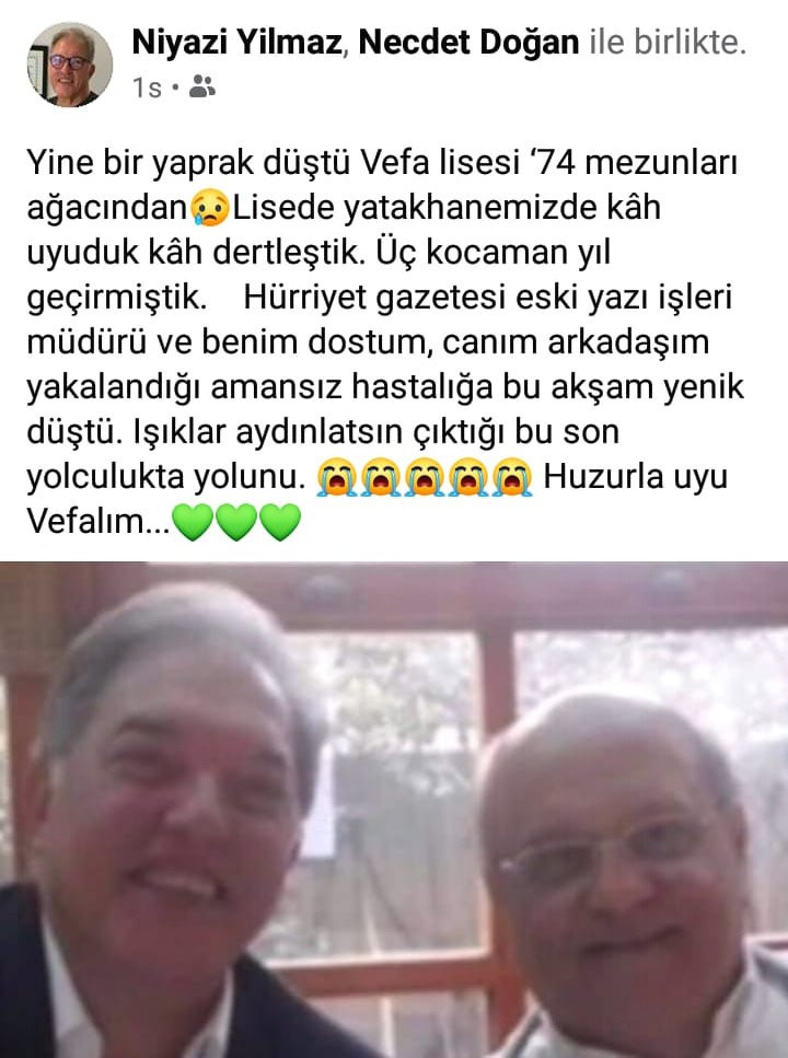 Gazeteci Necdet Doğan hayatını kaybetti - Resim : 1