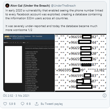 Facebook’ta skandal! 533 milyon kullanıcının verileri paylaşıldı - Resim : 2