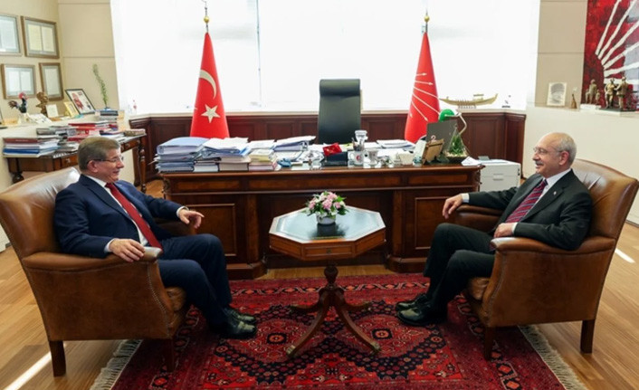 Kılıçdaroğlu, Davutoğlu ile bir araya geldi - Resim : 1