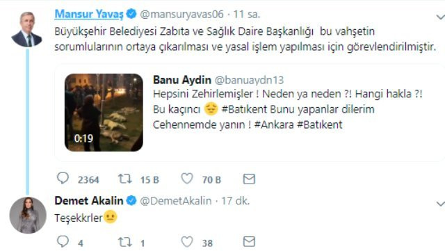 Demet Akalın ve Berna Laçin’den Mansur Yavaş’a teşekkür - Resim : 1