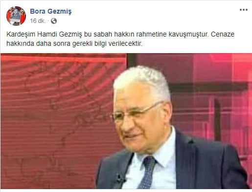 Deniz Gezmiş'in kardeşi Hamdi Gezmiş yaşamını yitirdi - Resim : 1