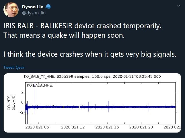 Depremi 9 saat önce bildi - Resim : 1