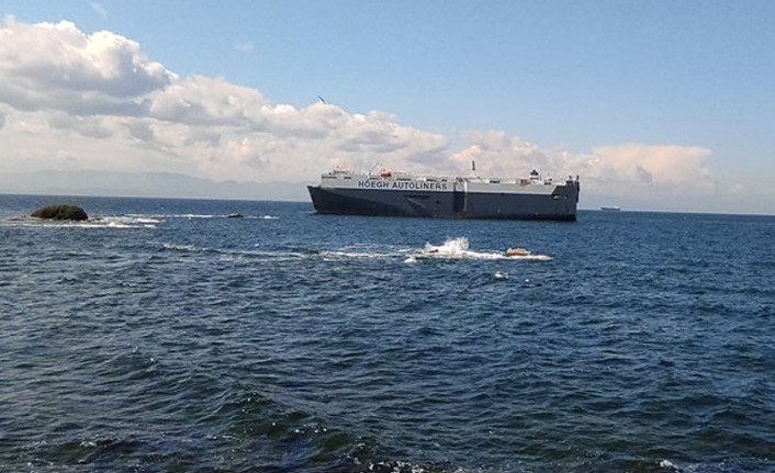 180 metrelik gemi, Tuzla’da karaya oturdu - Resim : 1